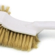 Brosse à farine demi-tête en PP soies naturelles 35 cm