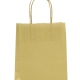 Sacs papier poignées ficelle 35 x 14 x 40 cm or