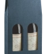 Étui 2 bouteilles bleu