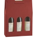 Étui 3 bouteilles bordeaux