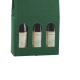 Étui 3 bouteilles vert