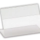Chevalets transparents pour étiquettes 6 x 4 cm