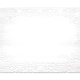 Rectangles dentelle blancs 20 x 30