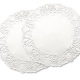 Ronds dentelle blancs 18 cm