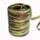 Raphia line bobine 200 m bicolore chocolat/vert anis