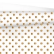 Papier cadeau pois or 50m