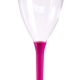 Verres à vin pied rose indien