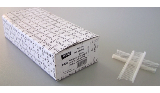 Boite de 5000 attache textile 25 mm