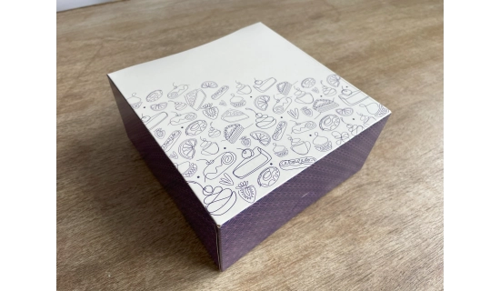 Boites pâtissières Camaïeu 16 x 8