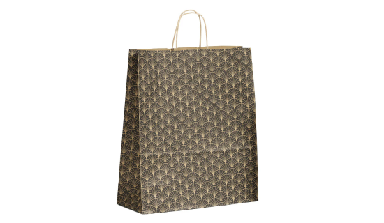 Sacs papier poignées ficelle 35 x 14 x 40 cm Ginko