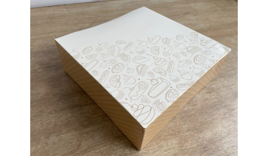 Boites pâtissières Camaïeu 25 x 8