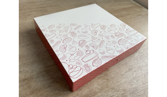 Boites pâtissières Camaïeu 26 x 5