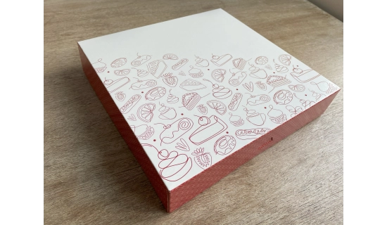 Boites pâtissières Camaïeu 26 x 5