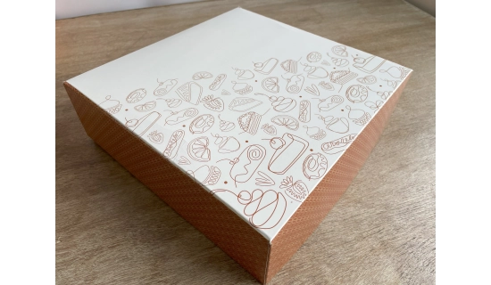 Boites pâtissières Camaïeu 28 x 8