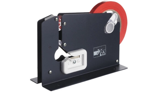 Scelleuse à sacs en acier laqué avec mandrin ø 76 mm - Sachets liasses et feuilles