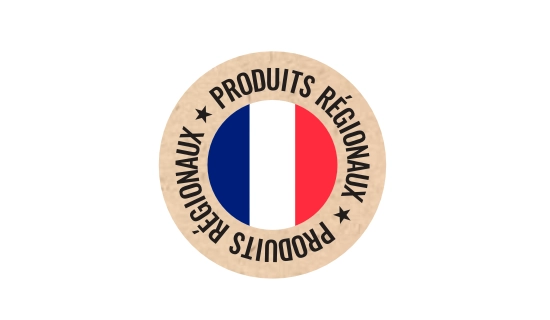 Étiquettes autocollantes Produits Régionaux