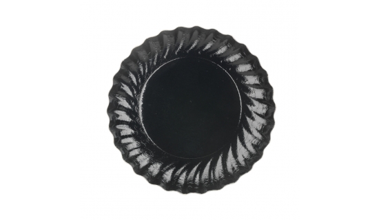 Mini assiette noire 9 cm