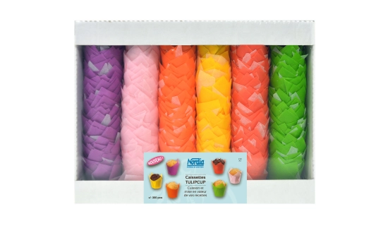 Caissettes TULIPCUP assorties