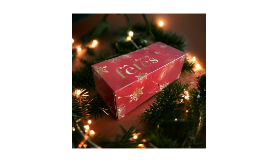 Boites à bûche Noël 35 cm
