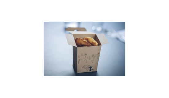 Boite Fingerfood Brun 97X97X120 Delivery