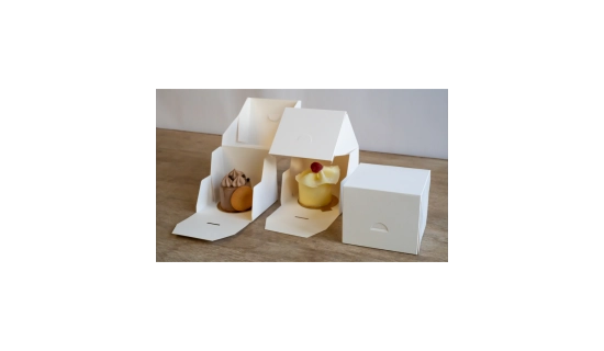 Boite pâtissière blanche 12 x 11 x 10