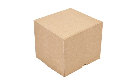 Boites pâtissière format haut kraft 35x35x30 cm