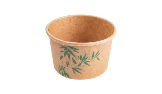 Pots à glaces 120 ml kraft brun - Pots à glace