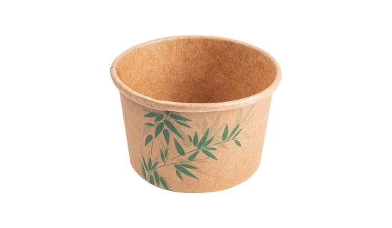 Pots à glaces 120 ml kraft brun - Pots à glace