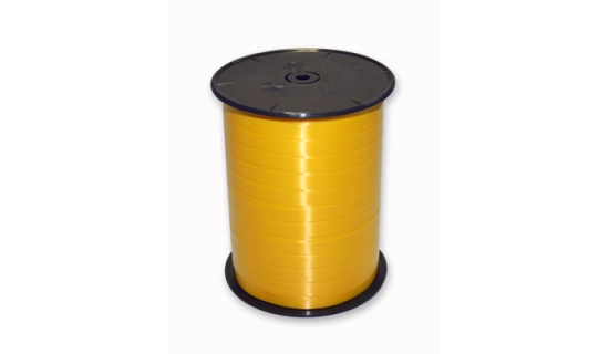 Bolduc lisse 7 mm jaune Pâques