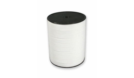 Bolduc mat 10 mm blanc