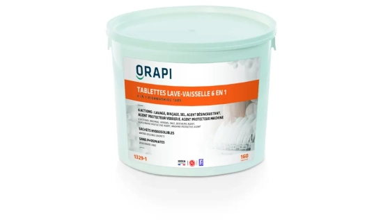 Pastilles lave-vaisselle 6 en 1 toutes eaux