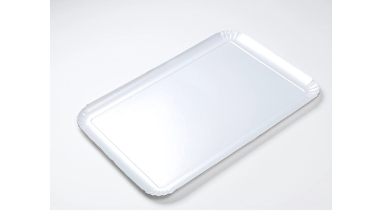 Plateaux traiteur blanc perle 28 x 42 cm