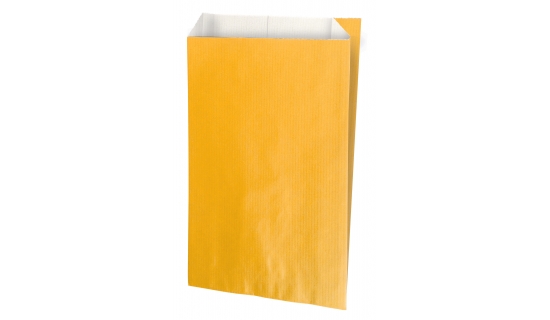 Pochette cadeau jaune moutarde 12 x 4,5 x 20 cm - Sachets cadeaux