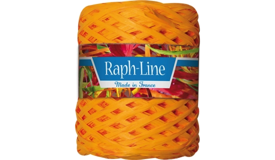 Raphia line bobine 200 m orange