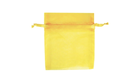 Sachets Organdy avec fermeture 12,5X17 cm Champagne