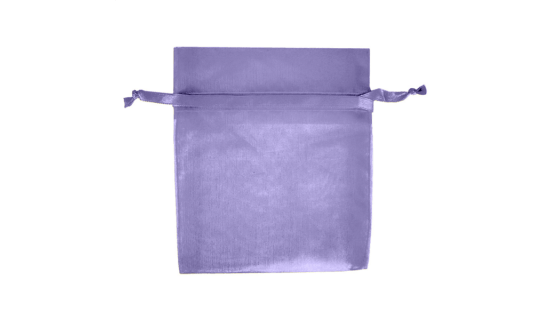 Sachets Organdy avec fermeture 12,5X17 cm lavande