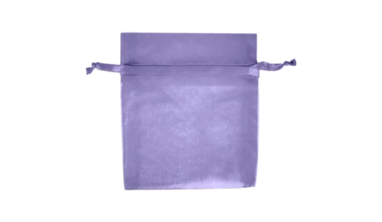 Sachets Organdy avec fermeture 12,5X17 cm lavande