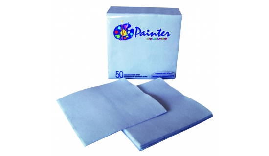 Serviettes double point grises 38 x 38 cm