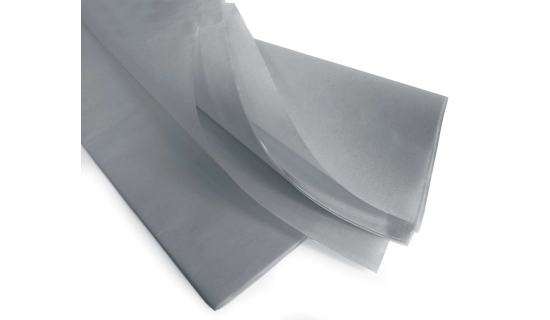 Papier mousseline gris 50 x 75 cm