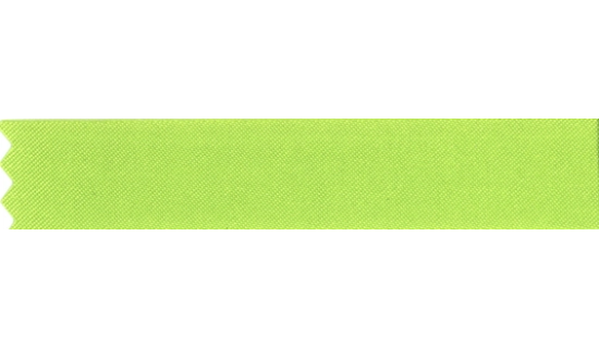 Ruban satin acetate 11 mm vert anis