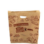 Sac anti gaspi kraft brun - Emballages snacking écologique