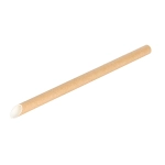 Sachet de 100 pailles en papier 20 cm ø 12 mm biseautée kraft Matfer