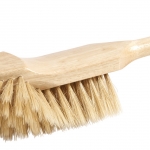 Brosse à farine demi-tête en bois soies naturelles 35 cm