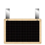 Ardoise d'antan à patte 15 x 10 cm