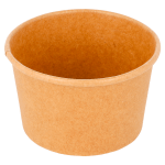 Pots à glaces 180 ml kraft brun - Pots à glace