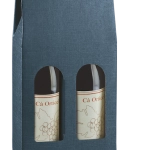 Étui 2 bouteilles bleu