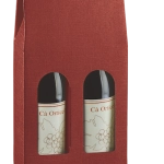 Étui 2 bouteilles bordeaux