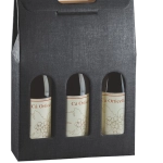 Étui 3 bouteilles noir