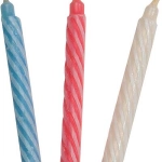 Bougies 1 an assorties