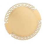 Ronds dentelle carton or 30 cm